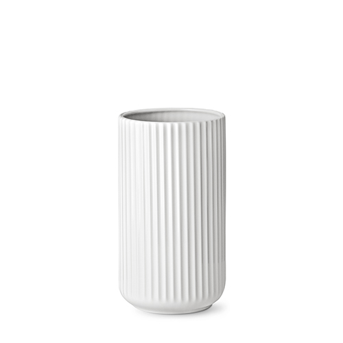 Lyngby Vasen 25 cm Hvid