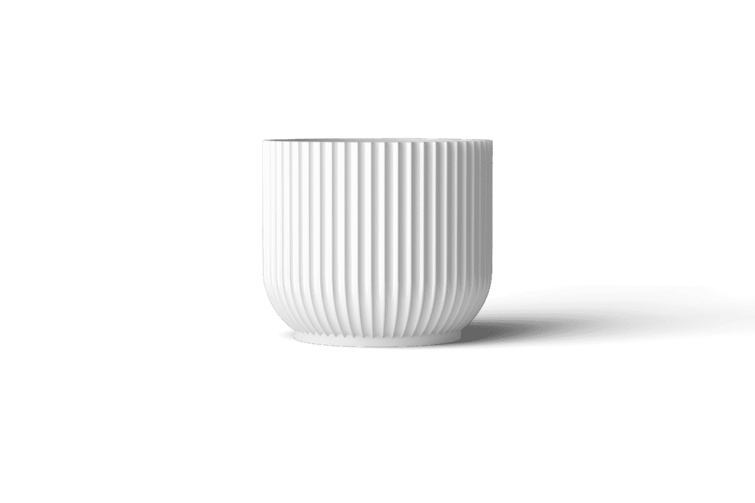 Lyngby porcelæn Flower Pot Large, White