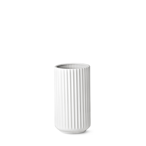 Lyngby Vasen 20 cm Hvid