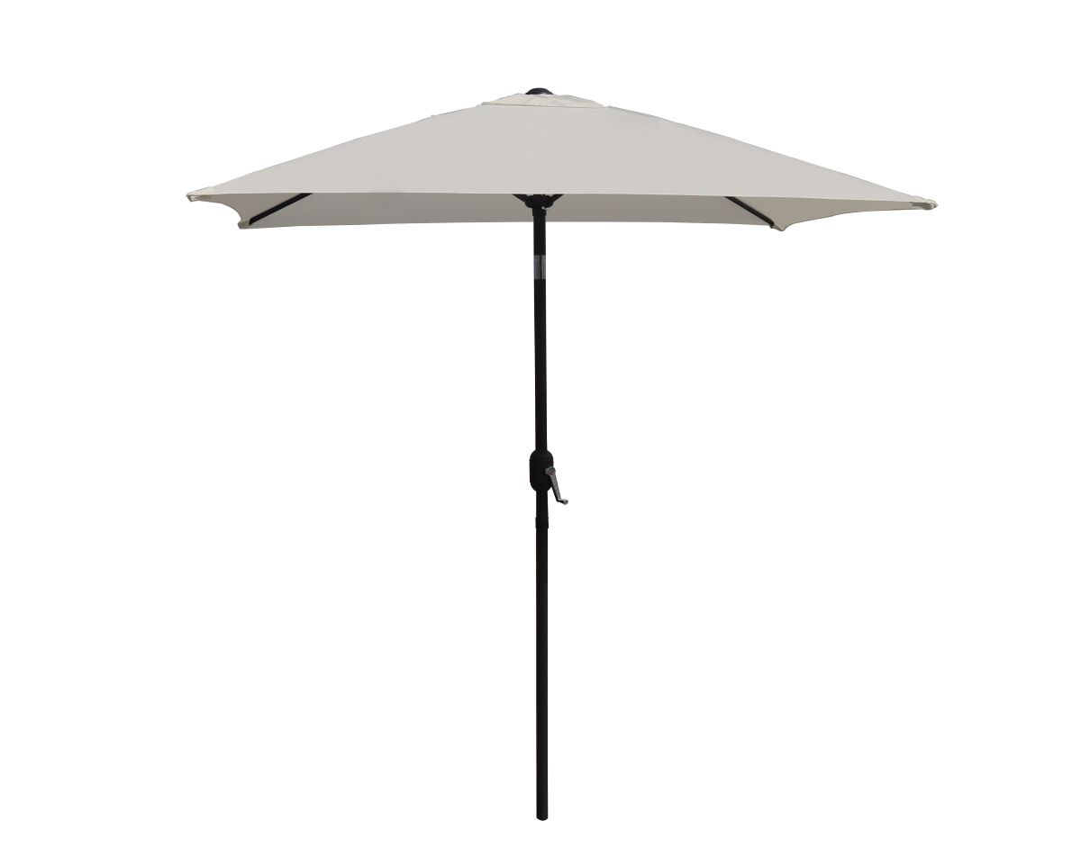 Barcelona parasol i aluminium 2x2 mtr. med tilt - natur NR. 130