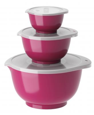 Rosti NEW Margrethe mini skålesæt 0,25 + 0,50 + 3,0 L beetroot