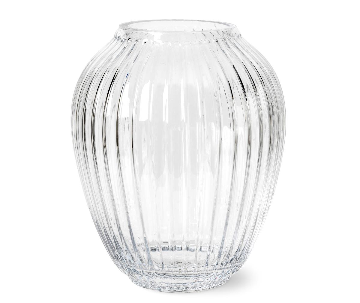 Kähler Hammershøi vase H18,5 cm klar glas 