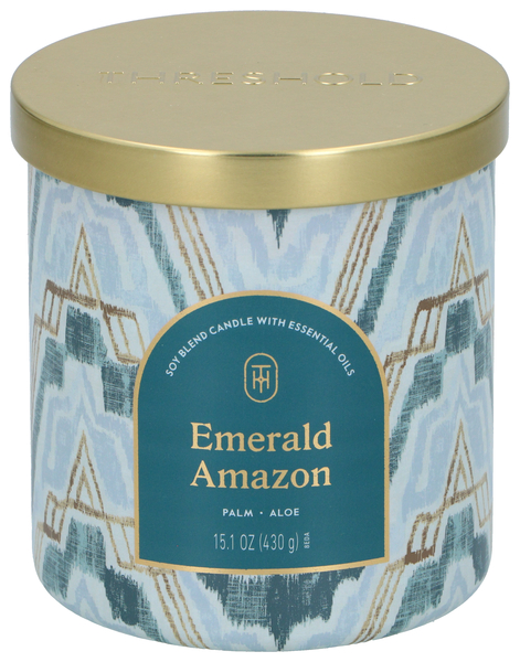 Threshold Duftlys 428 gram Emerald Amazon grøn