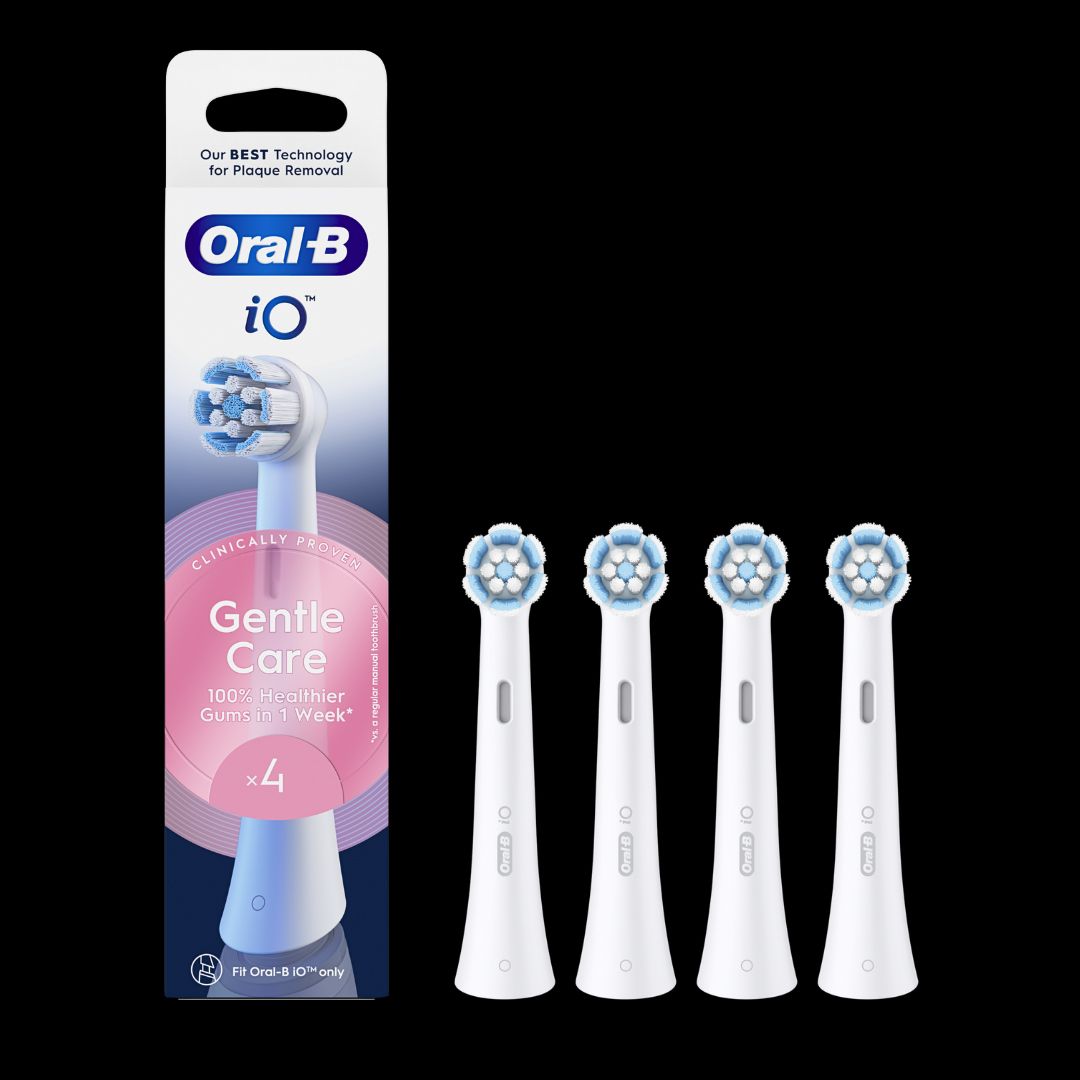 Oral-B iO Gentle Care 4 stk. børstehoveder hvid