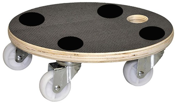 Planterullevogn Ø30 cm. max 150 kg.