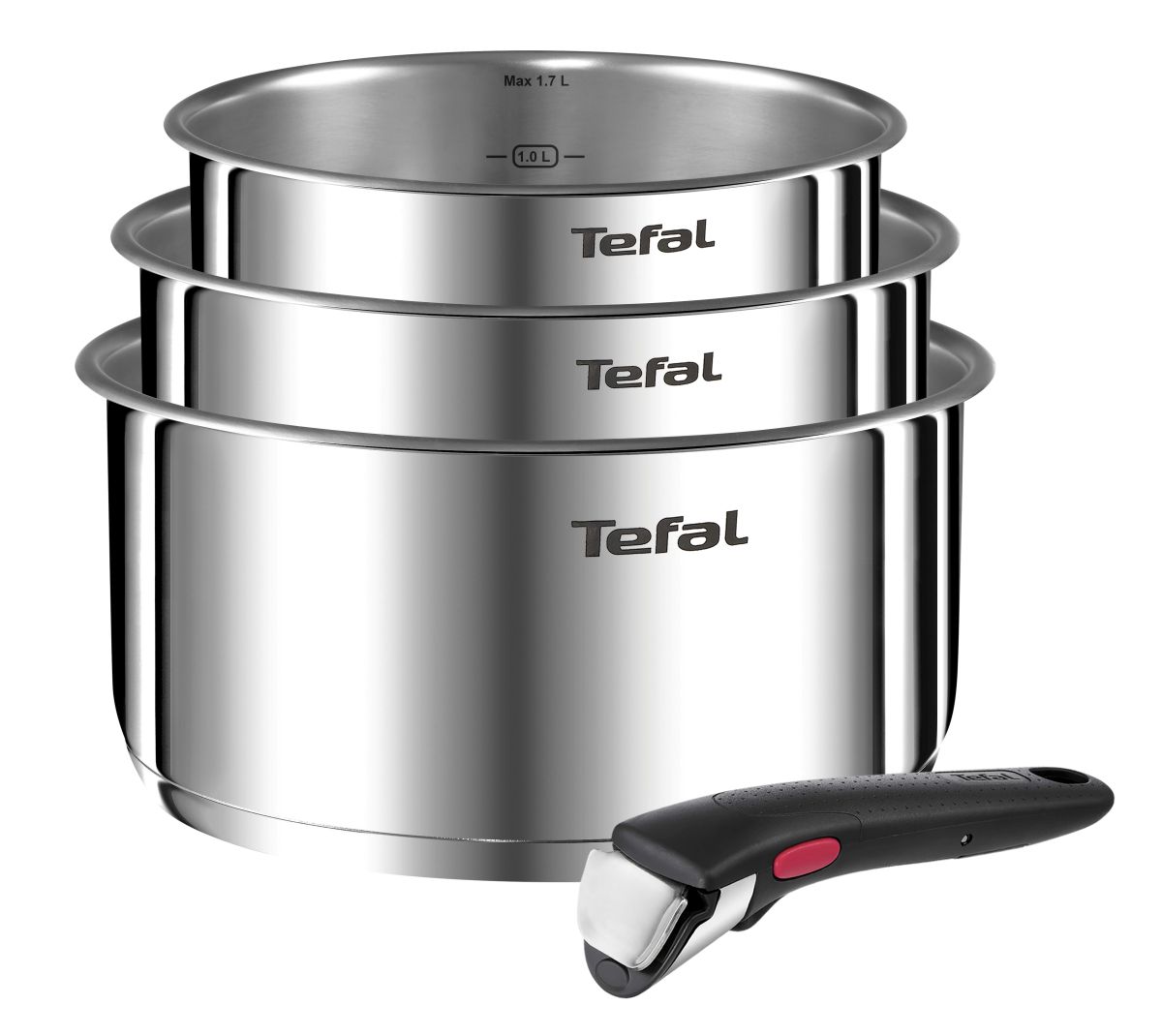 Tefal Ingenio Emotion Grydesæt 4 dele 16+18+20 cm + håndtag