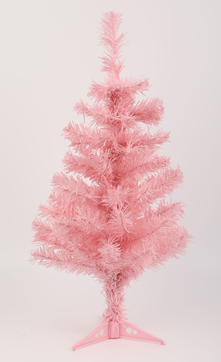 Conzept juletræ kunstigt - 60 cm. pink