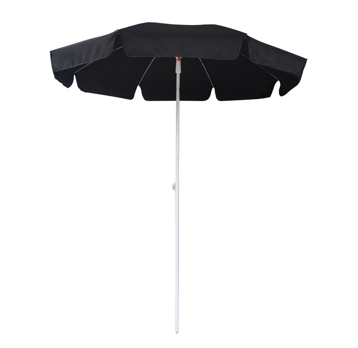  Parasol med tilt  Ø 180 cm. - sort NR 63