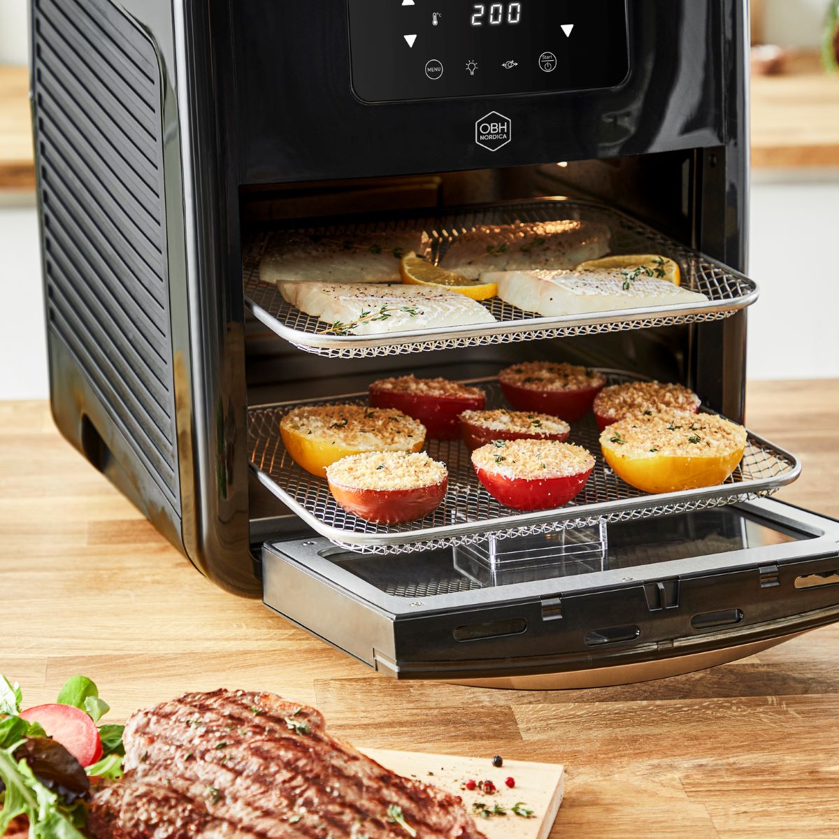 Easy Fry Oven & Grill 9-i-1 airfryer 11 ltr. - sort