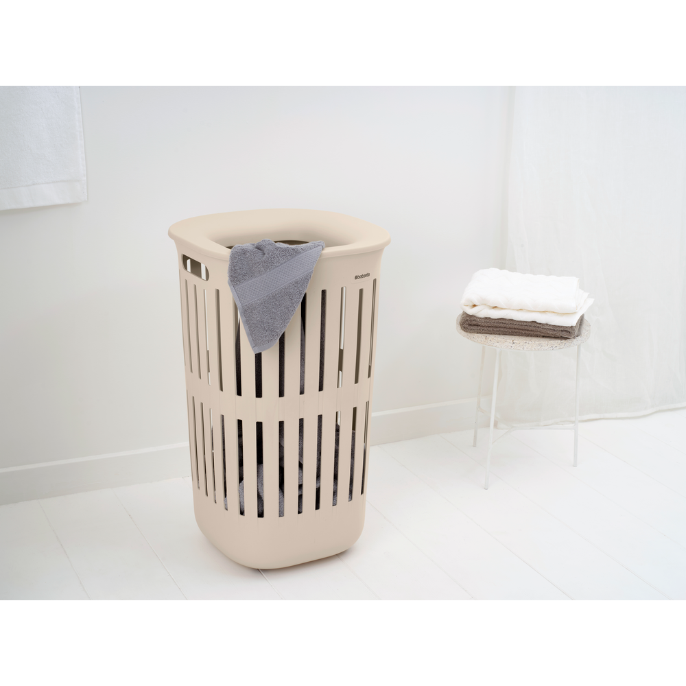 Collect-it Vasketøjskurv 55 ltr. plastik beige