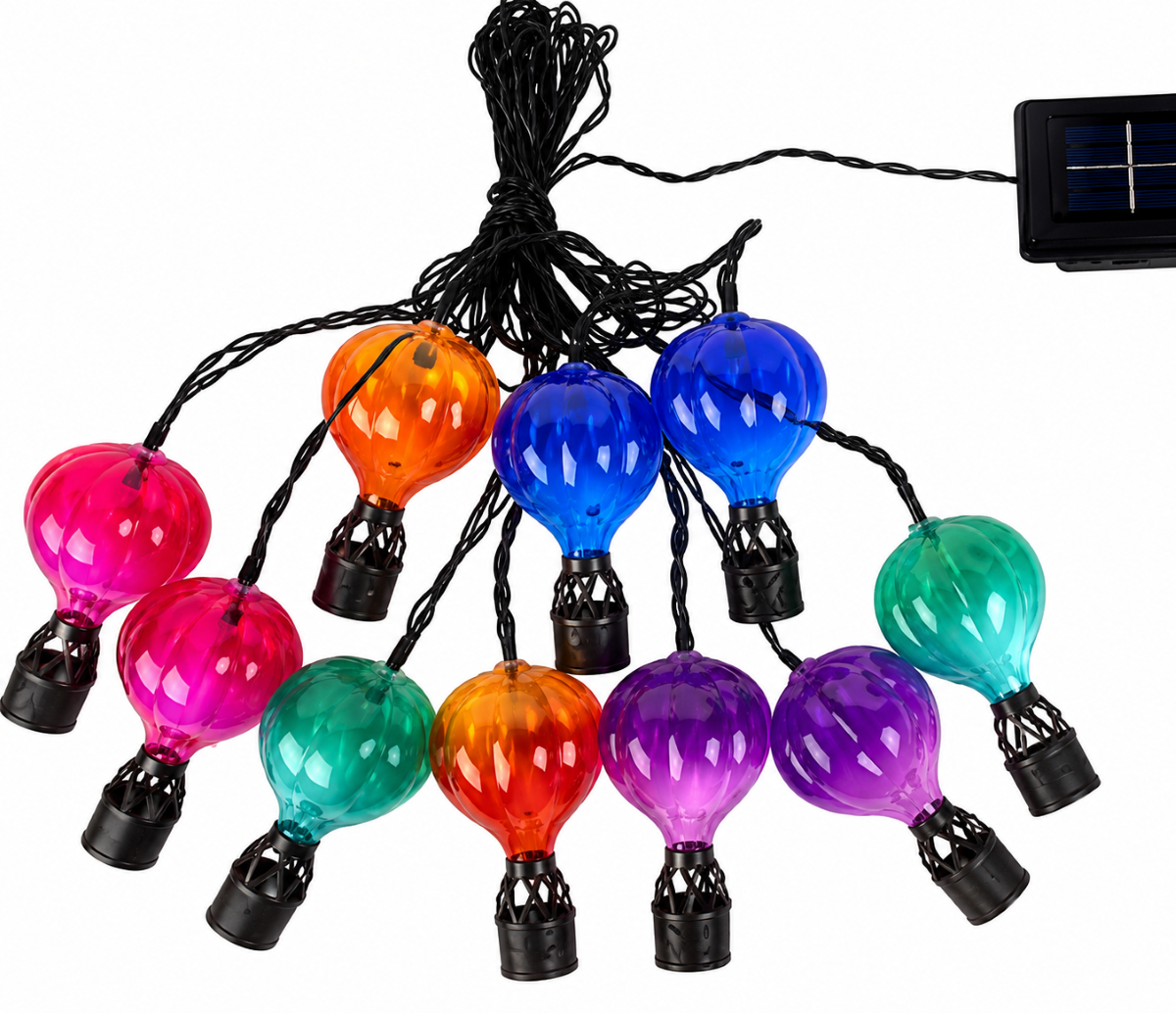 Conzept Solar Luftballon lyskæde 10 stk. Ø6x10,5 cm 