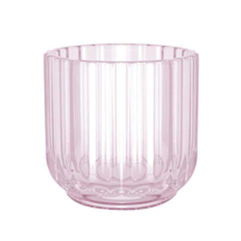 Lyngby Stagen 6,5 cm Pink Glas