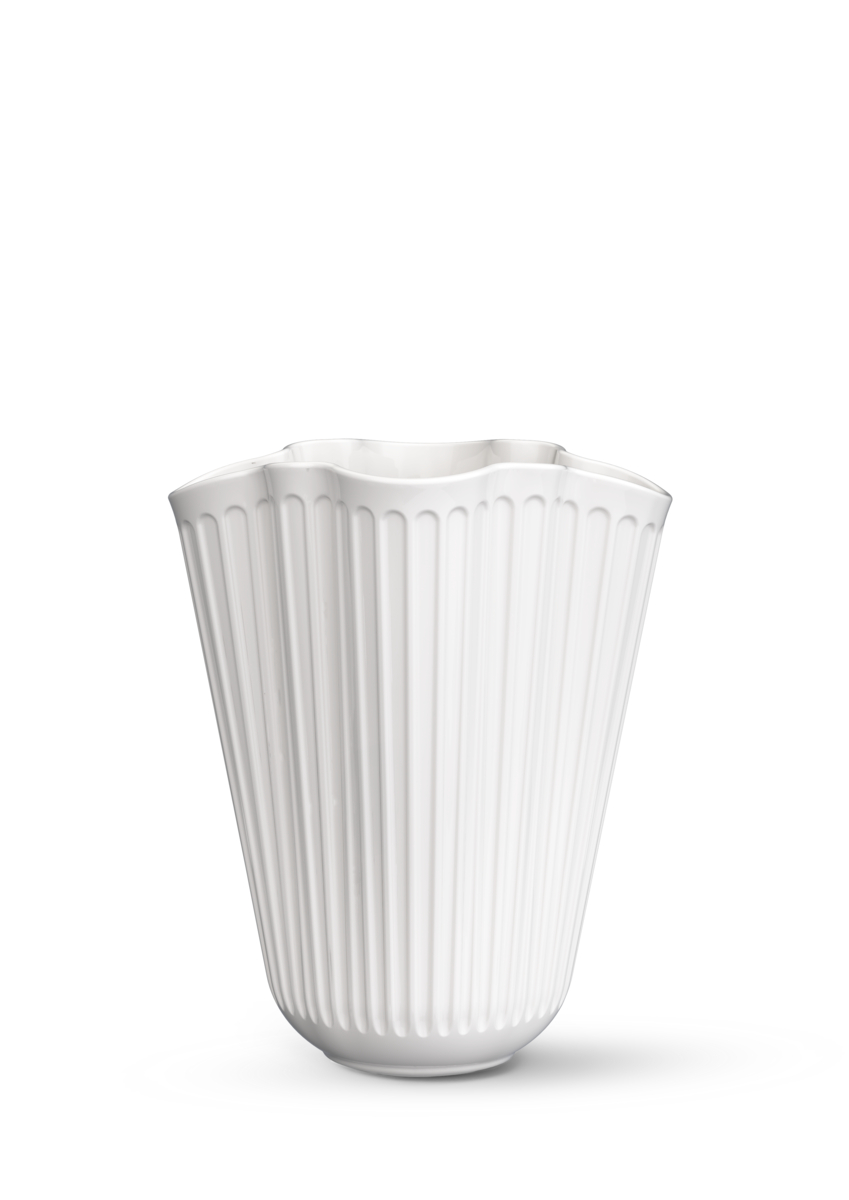 Hammershøi Unfold vase H16,5 cm. hvid