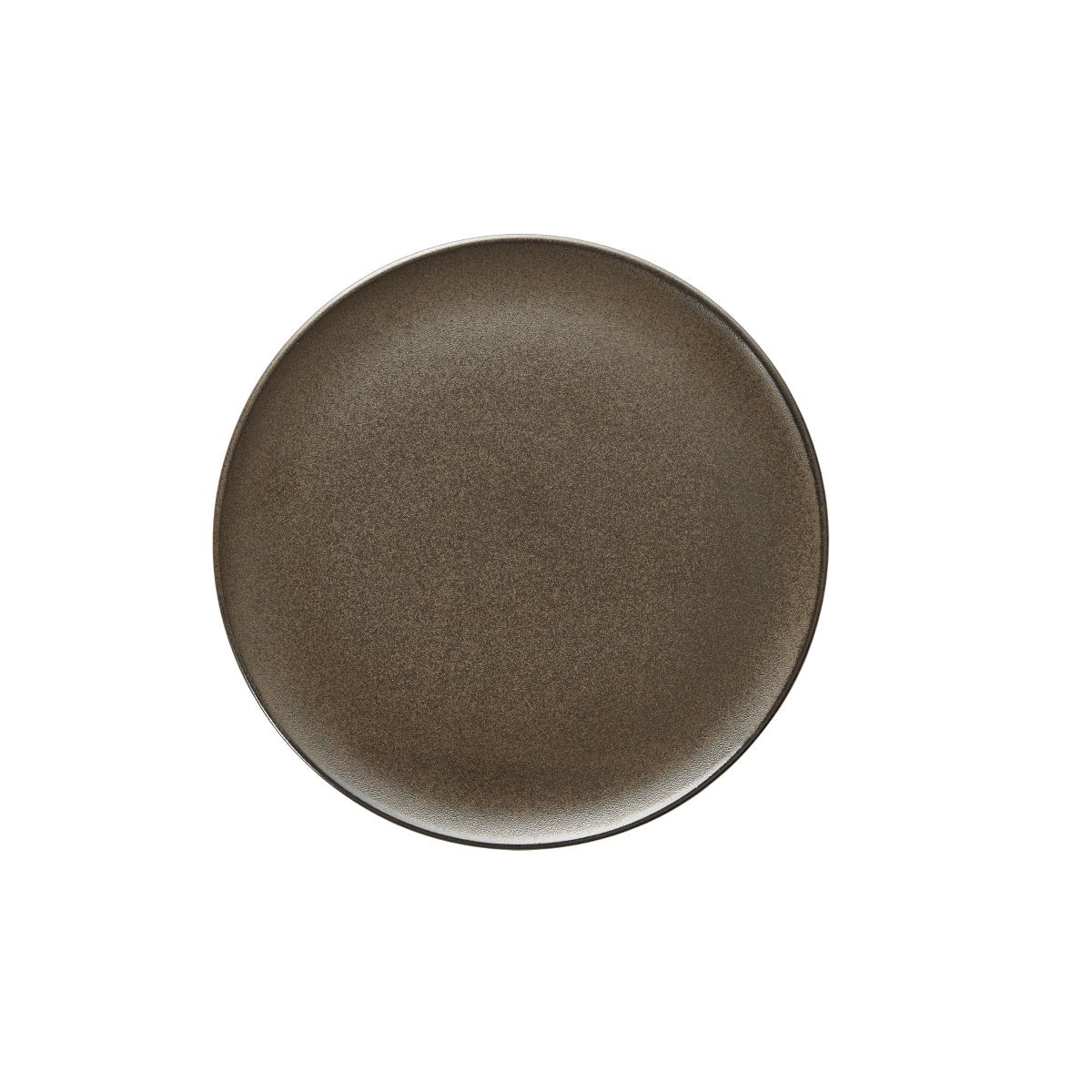 Raw frokost tallerken 23 cm.  - metallic brown stentøj