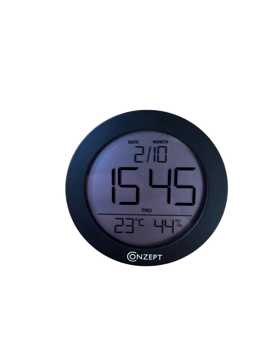 Termometer og hygrometer rundt Ø6,8cm