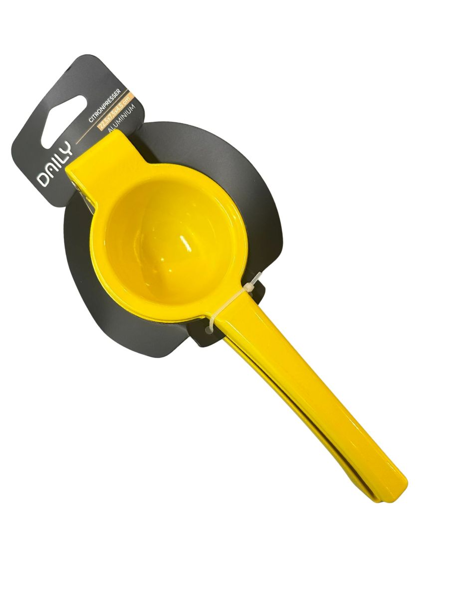 Citronpresser aluminium 21,8x7,4x4,3cm gul