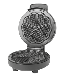 Hâws vaffeljern hjerteform 1000 watt sort