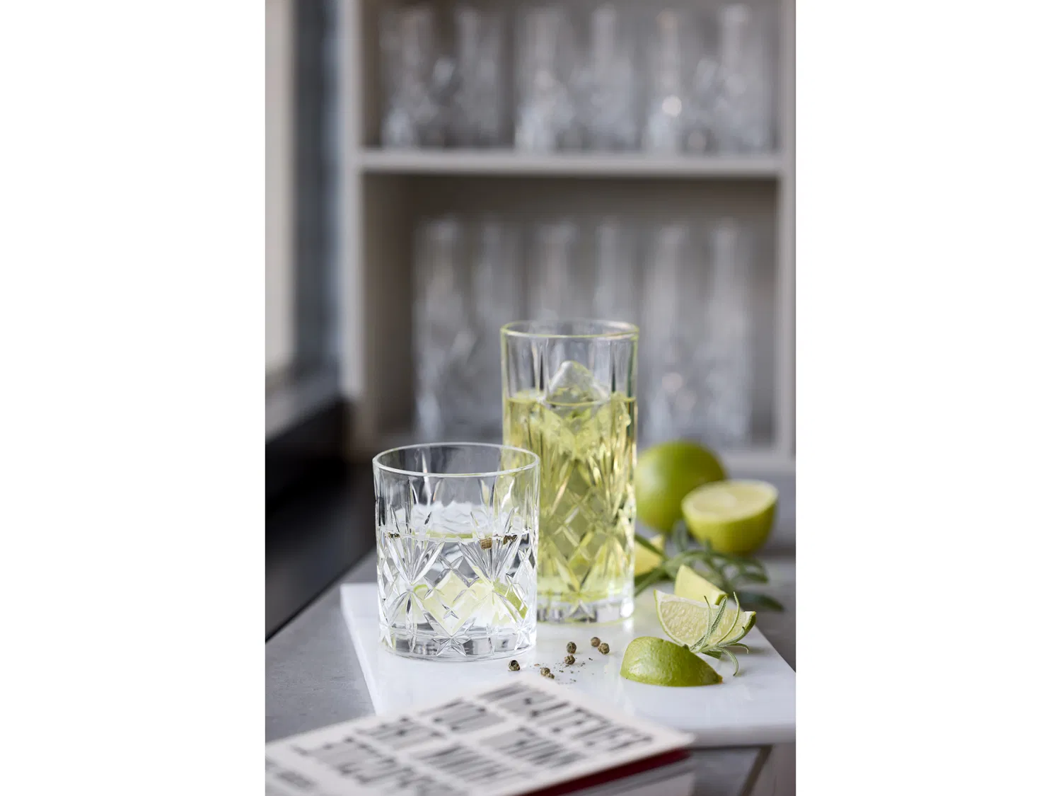 Lyngby Glas Melodia Whisky og Highball Glas 8 dele 
