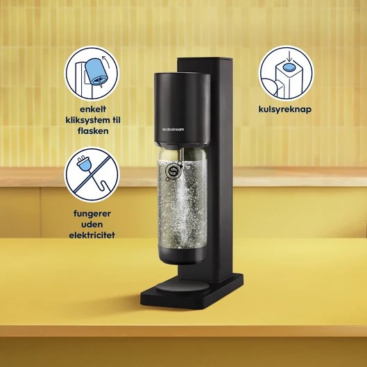Sodastream Fresh sodavandsmaskine sort