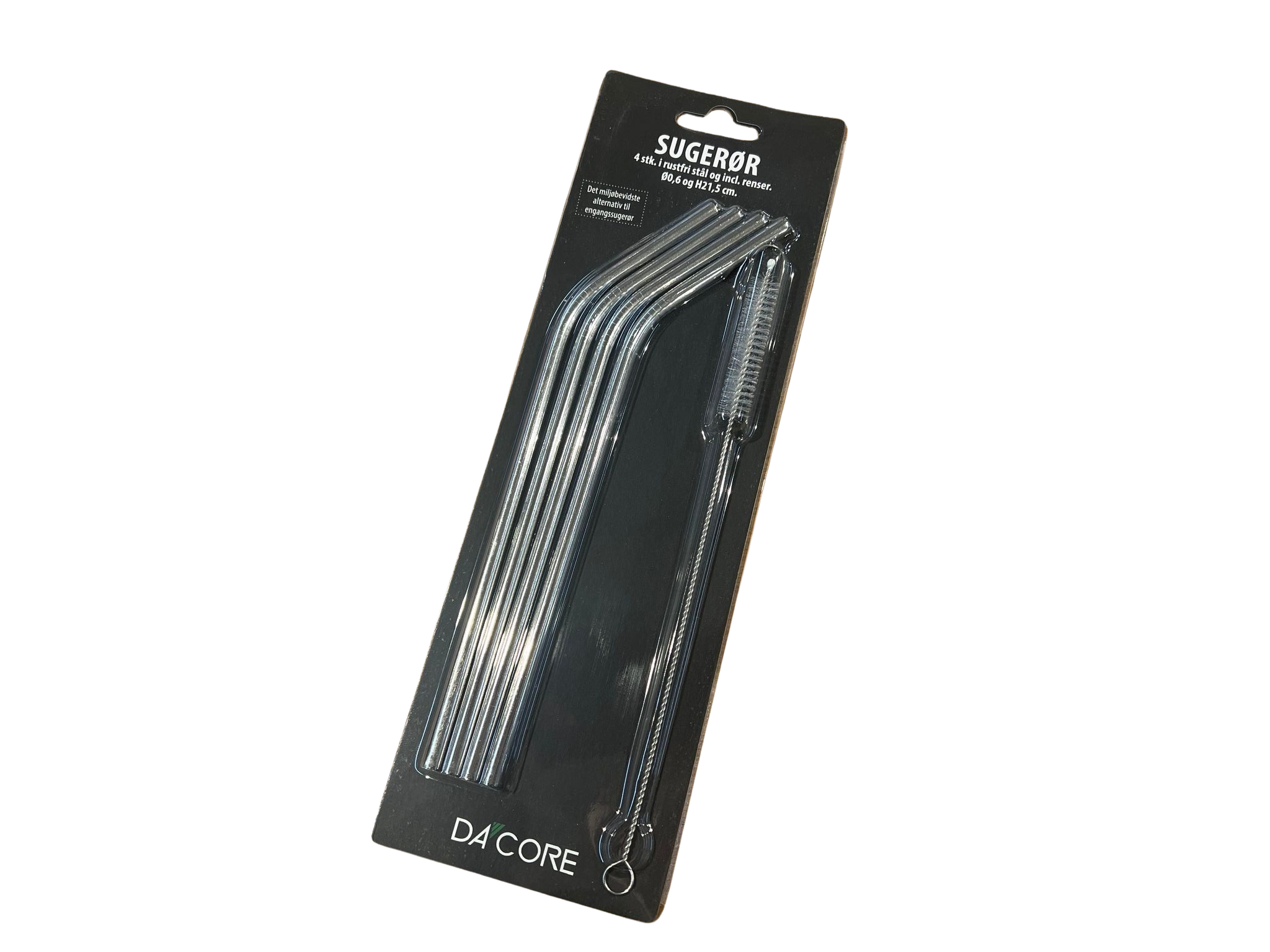 Sugerør Bøjet M.Børste S/5 0,6