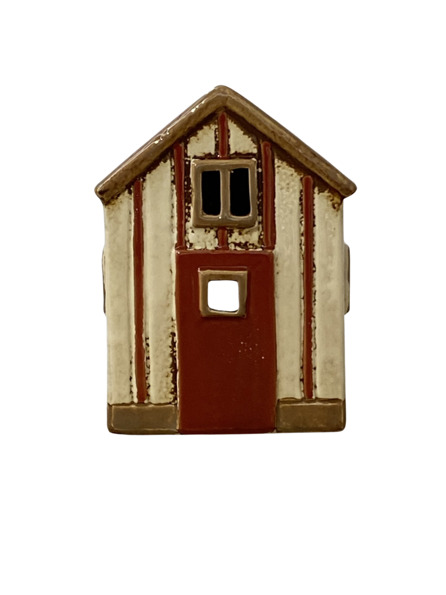 Lyshus Keramik H12,5xB9xD7,5 cm. creme