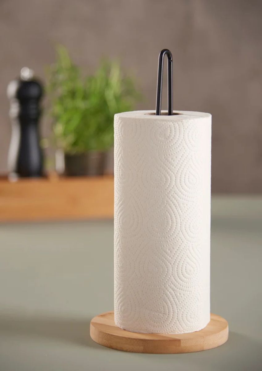 Køkkenrulleholder 30 cm. Bambus