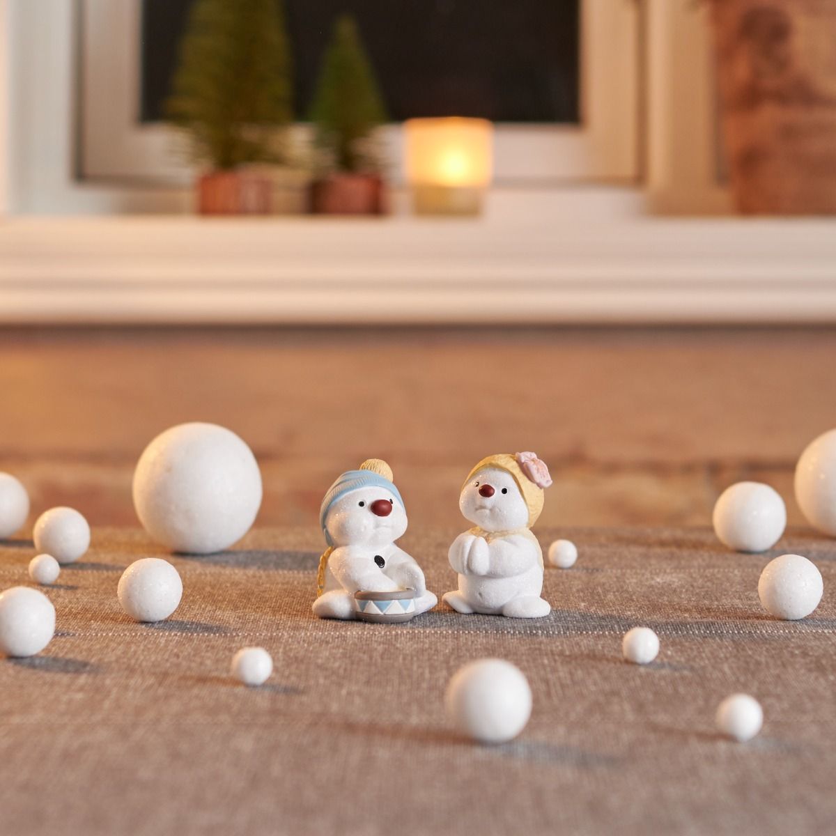 Klarborg Snemænd 2023 Tida og Thamias