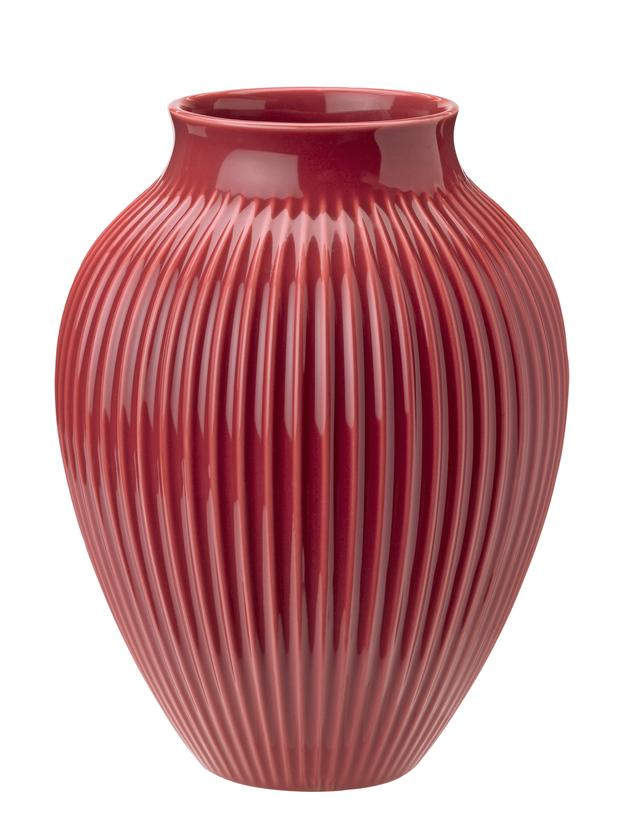 Knabstrup Vase Bordeaux 27 cm