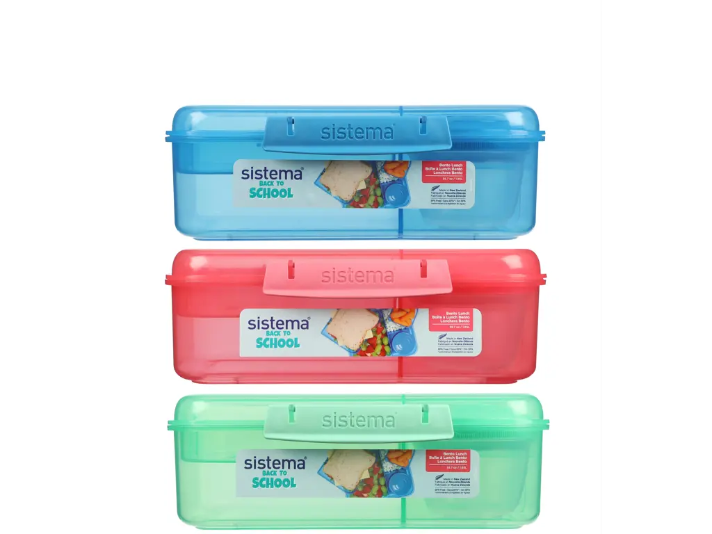 Sistema Bento Lunch Madkasse 1,65 L assorteret