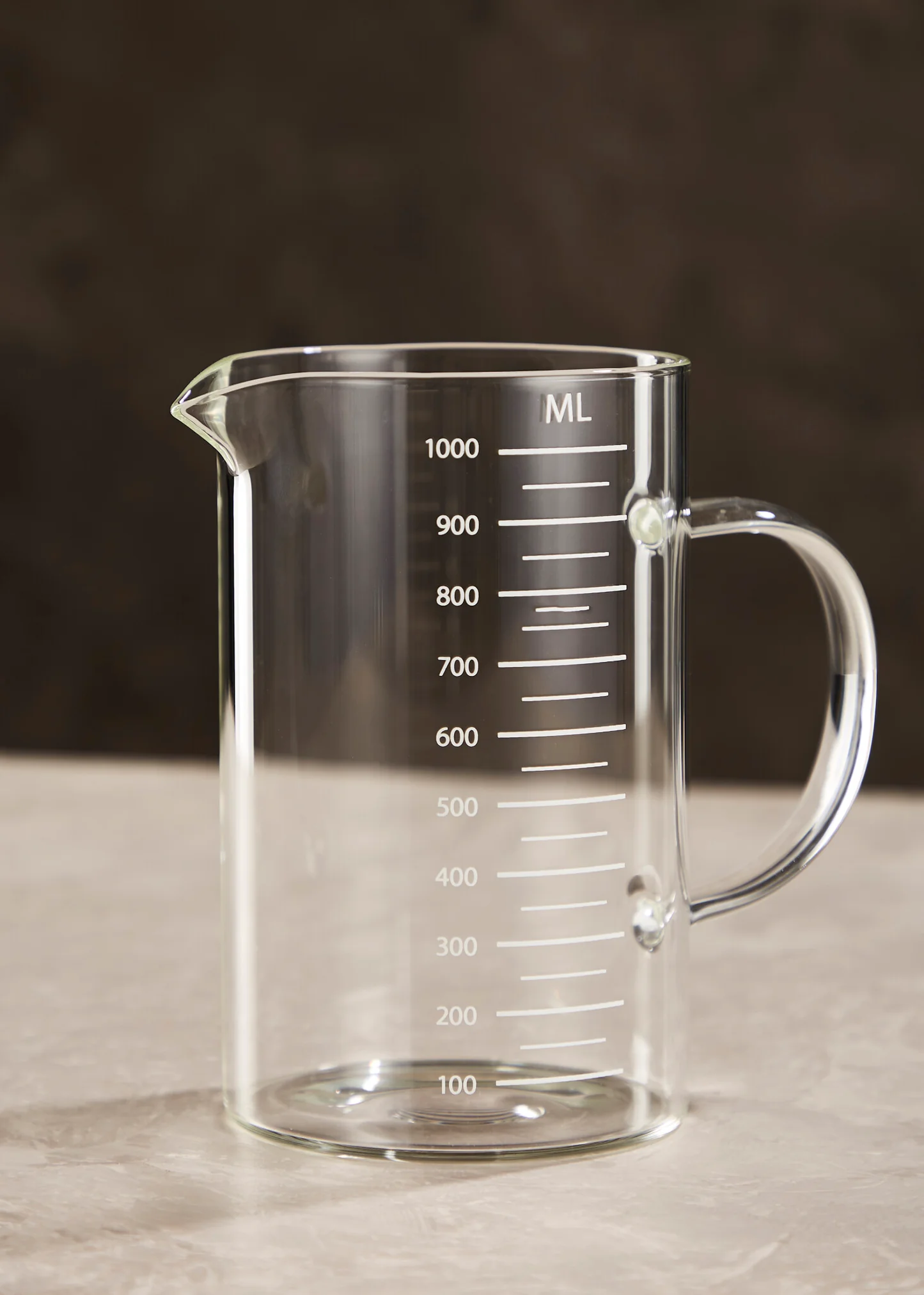 Målekande varmeresistent glas 1 L