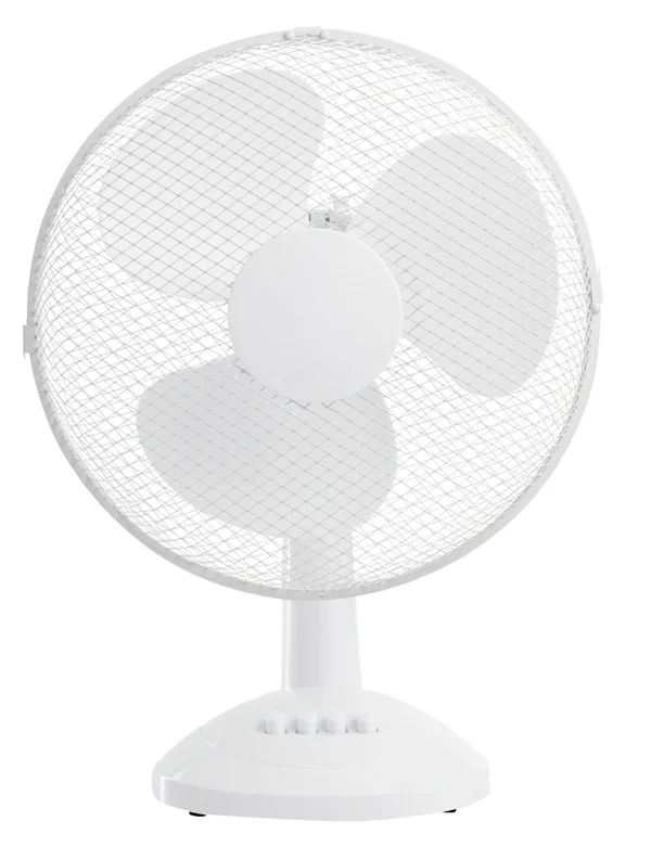 Ventilator til bord Ø 23/H 35 cm. hvid