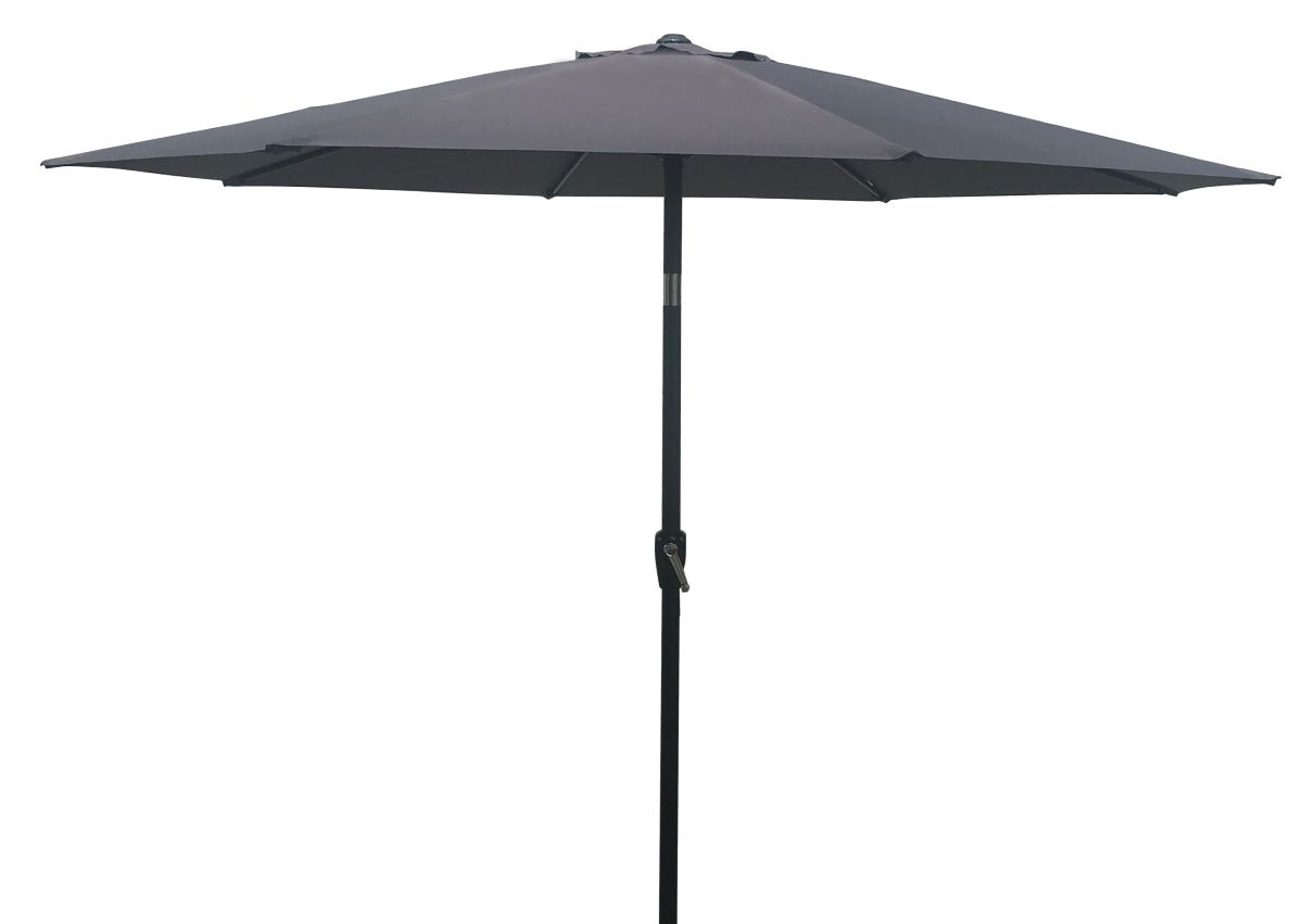 Sevilla parasol i aluminium Ø 3 m. - grå NR 53