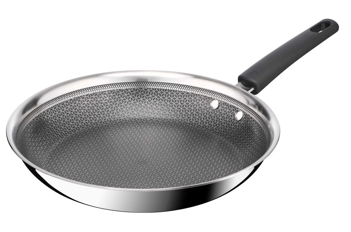 Tefal Emotion Plus Power Stegepande SS Tri-Ply mesh PFTE 28 cm.