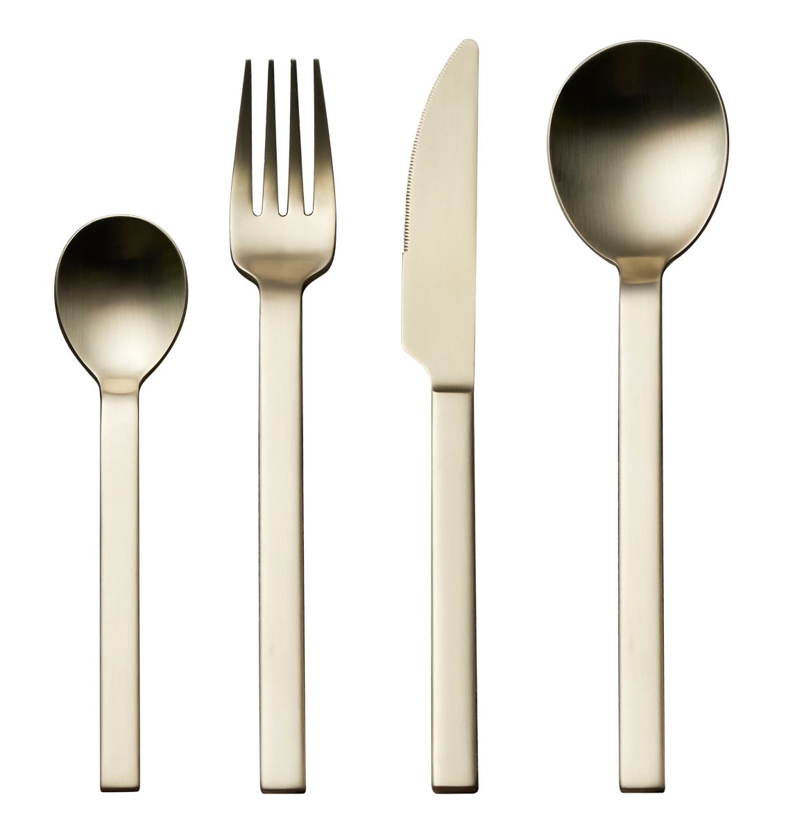 Bestiksæt Storm 16 dele Honey Rusfrit stål