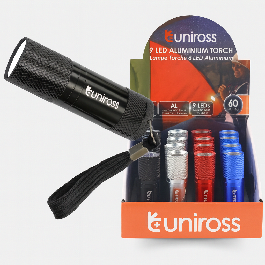 LED lommelygte aluminium assorteret farver