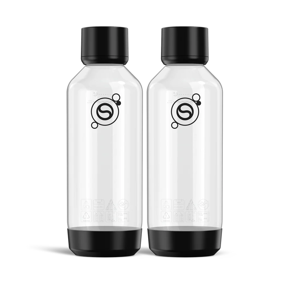 Sodastream Fizz & Refresh Flaske 2x1 L sort
