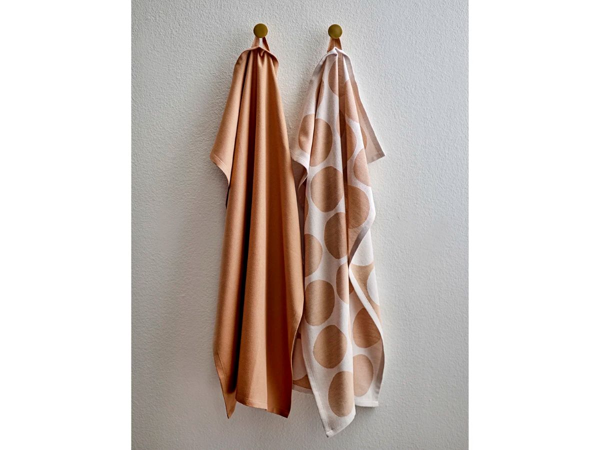 Södahl Bubbles Viskestykker 2 stk. 50x70 cm. taupe
