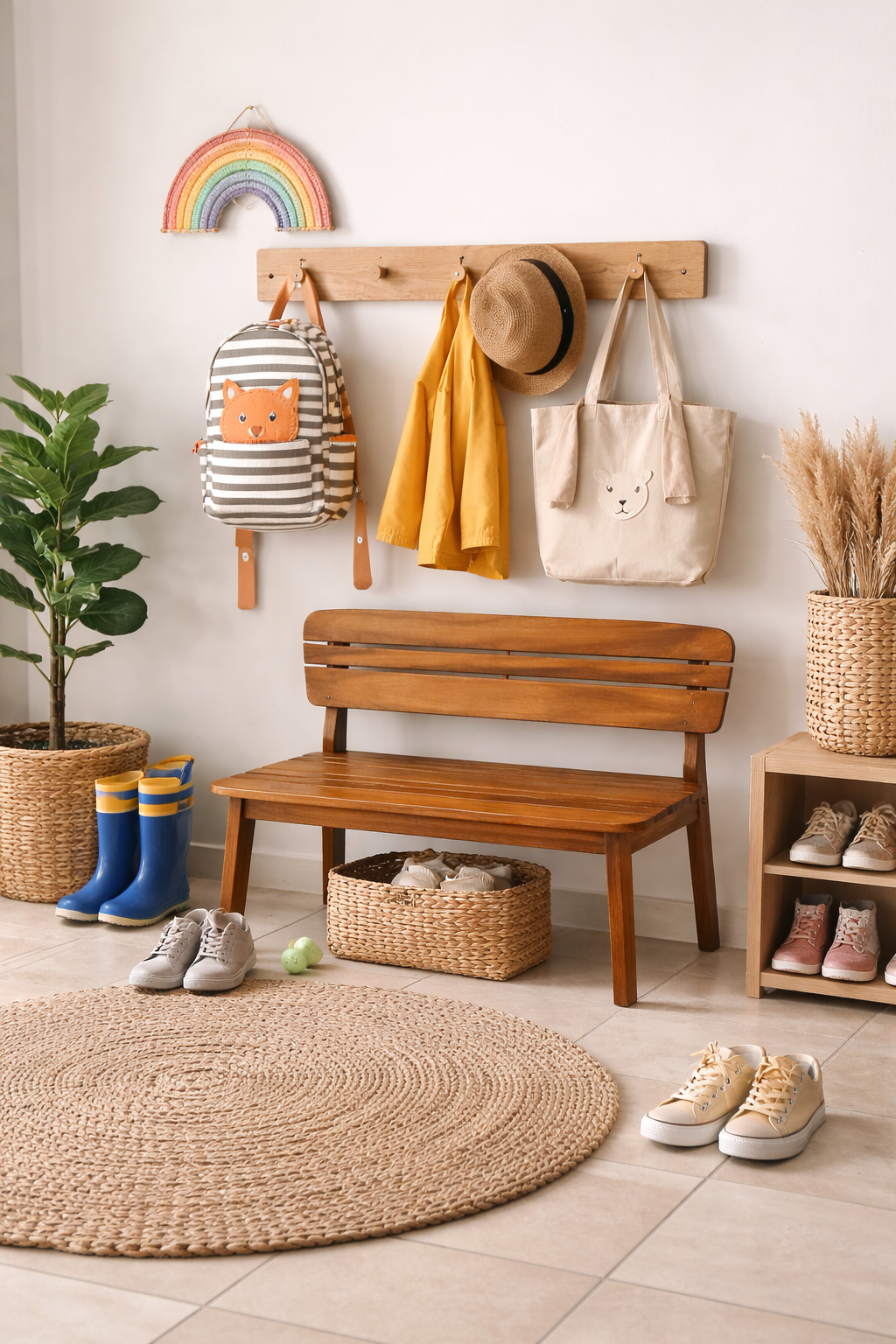 Tokyo børnebænk 64x37x57 cm akacietræ