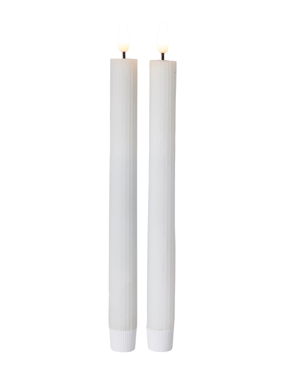 LED Stagelys rillet med 3D og remote funktion 2 stk. 22 cm.