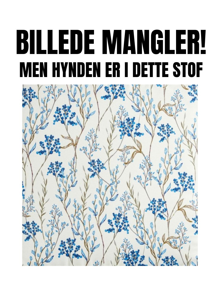 DC Diana Sæde/ryg hynde luksus blomster blå