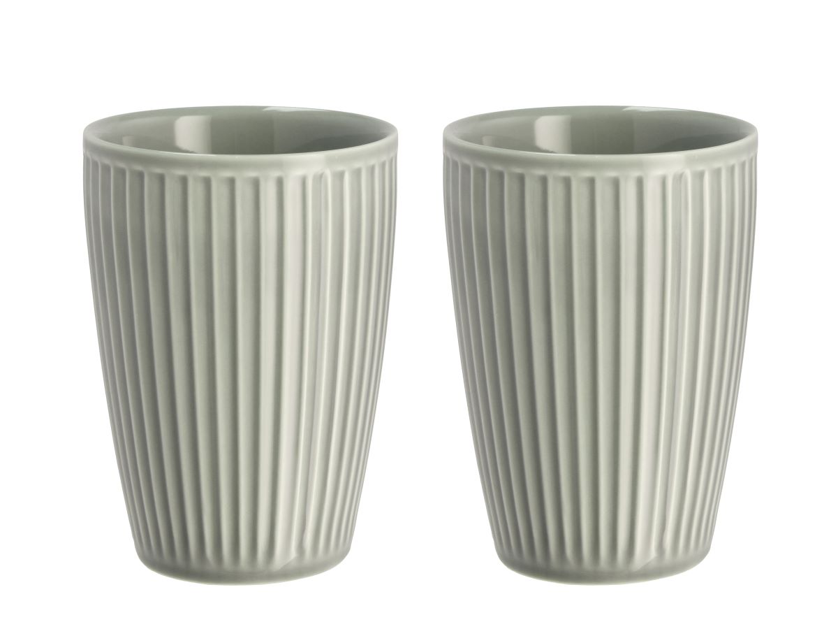 Termokrus Plissé 25 cl 8 x 12 cm 2 stk. Arctic Ice