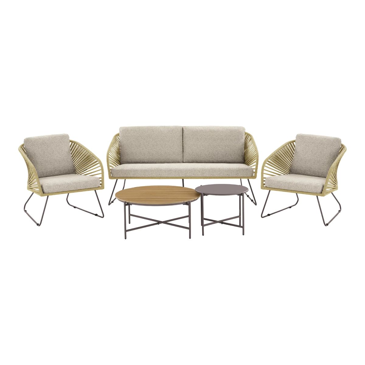Novella Loungesæt inkl hynder sand/beige