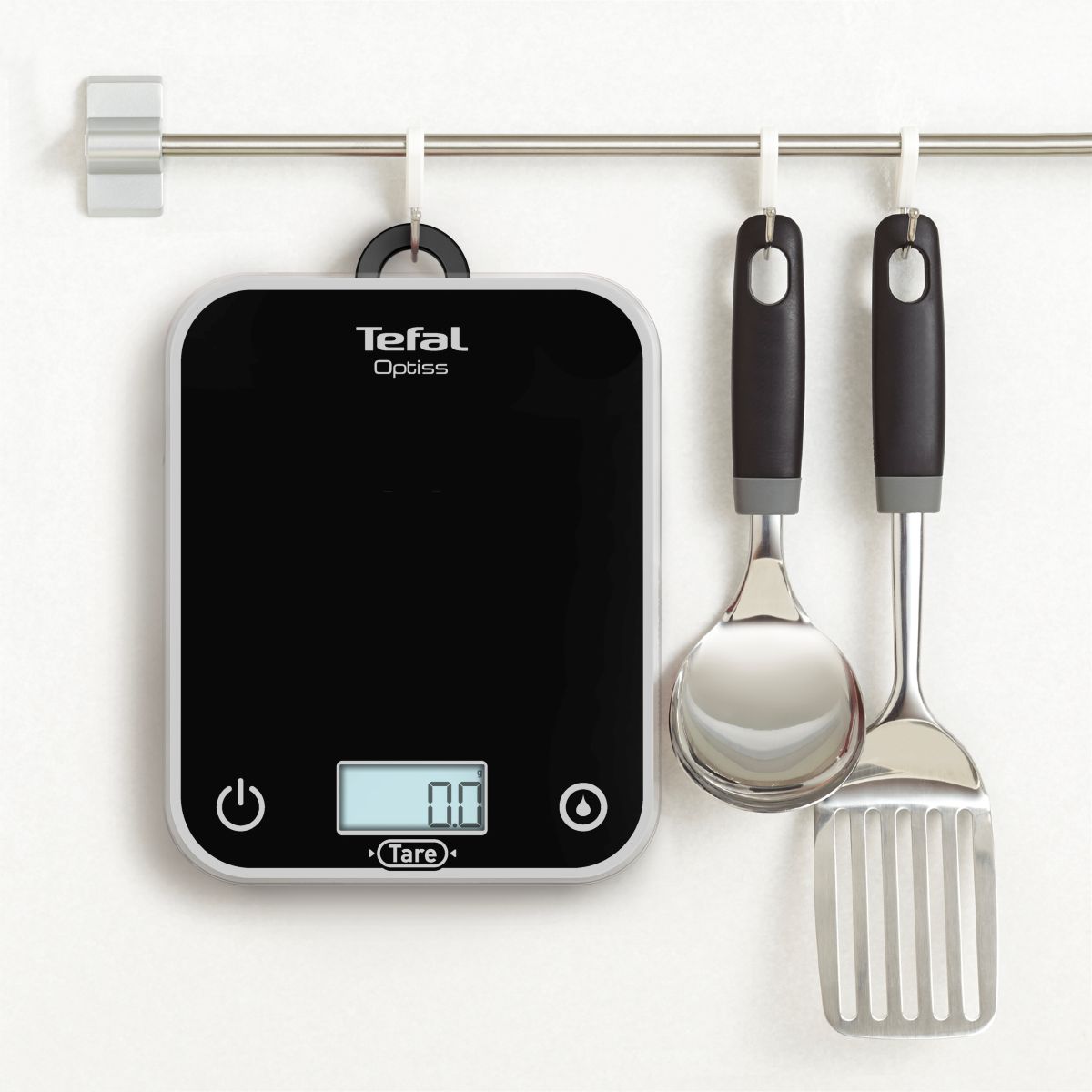 Tefal Køkkenvægt i glas sort 5 kg
