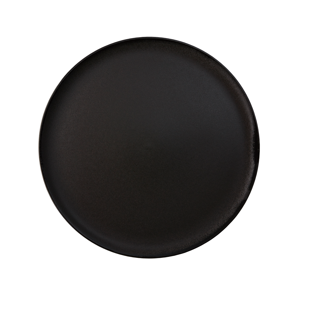 Raw middags tallerken 28 cm. - titanium black stentøj