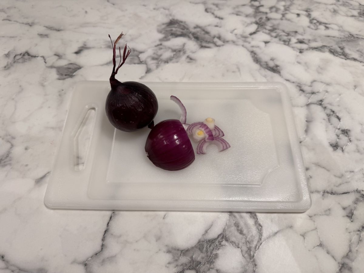 Skærebræt plast 25x15x0,7 cm.