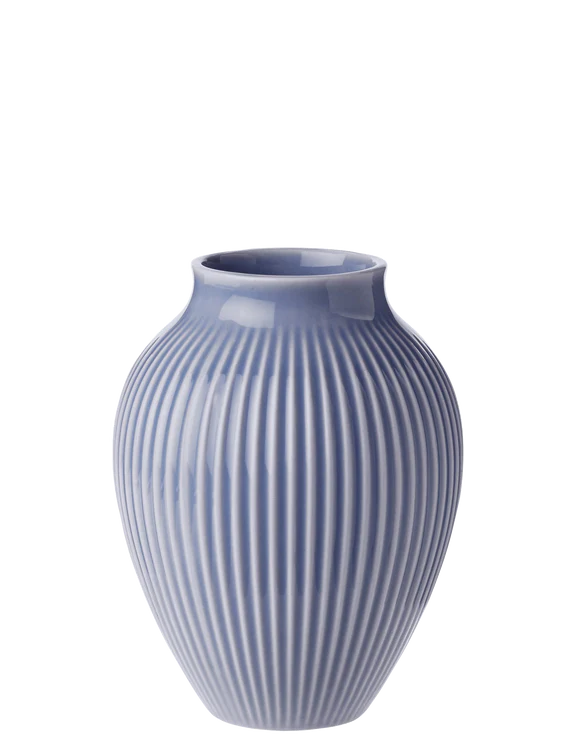 Knabstrup Vase Blå 20 cm