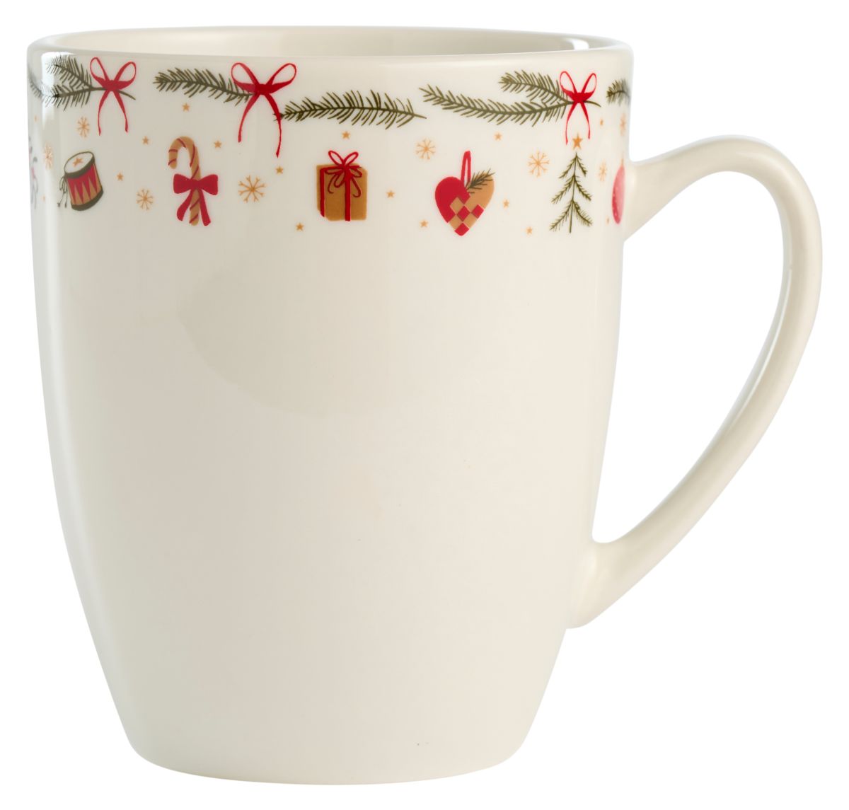Krus med hank 32cl med julemønster