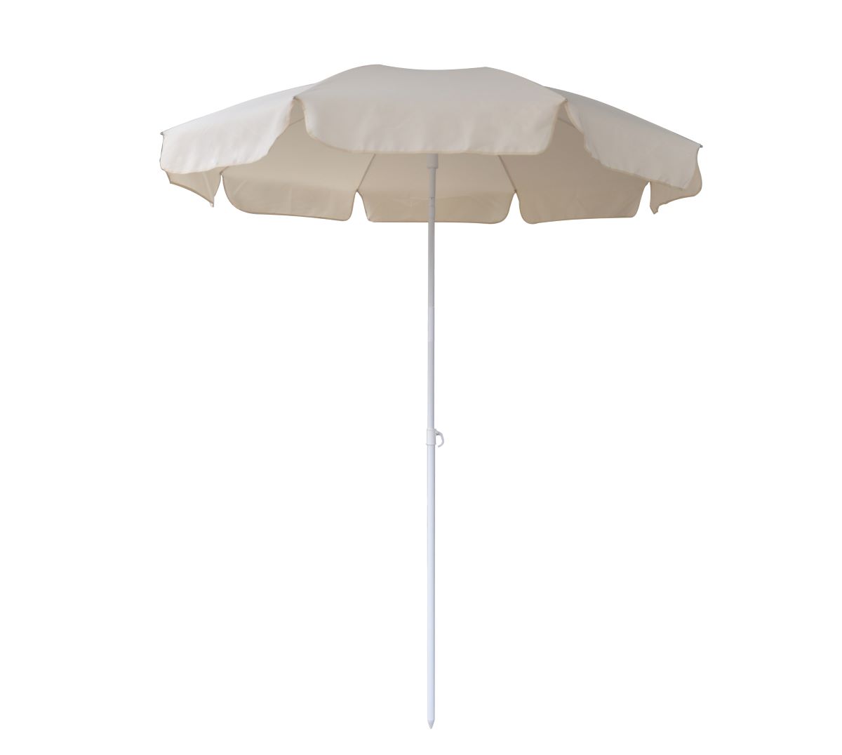 Parasol med tilt H180 cm. - natur