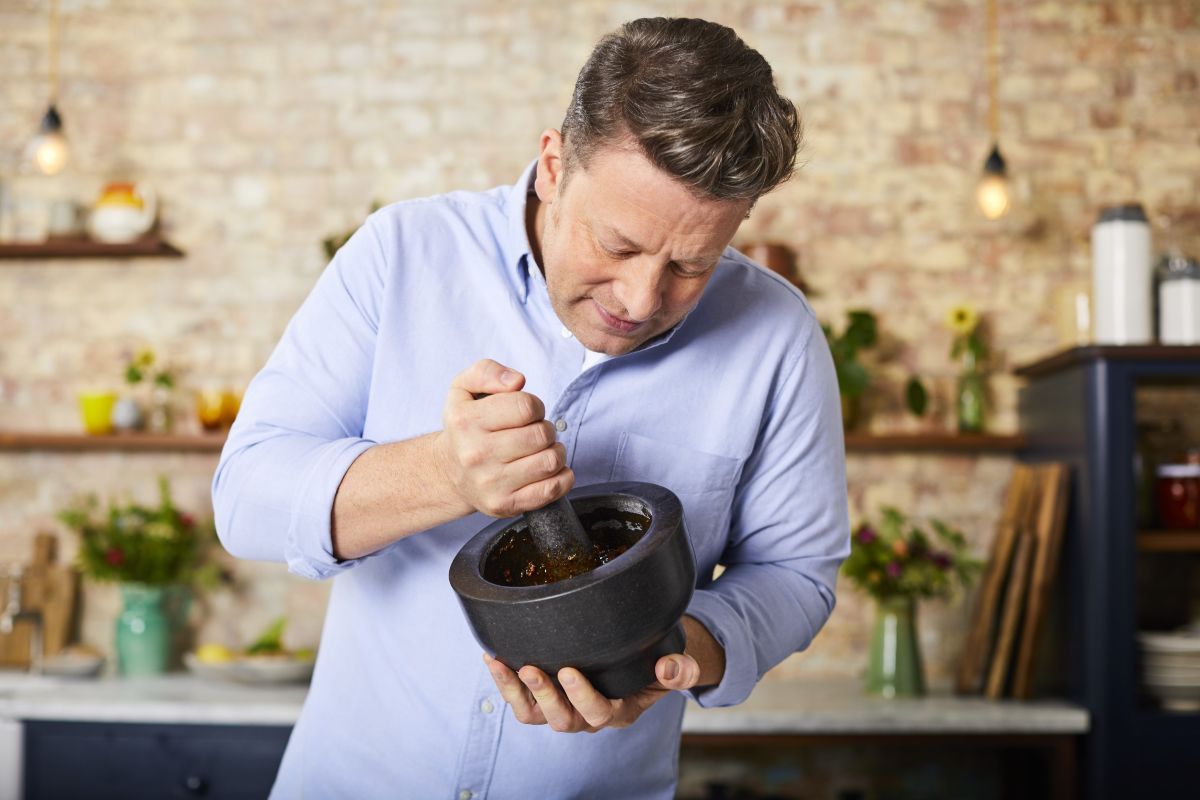 Jamie Oliver granitmorter 14,5 cm.
