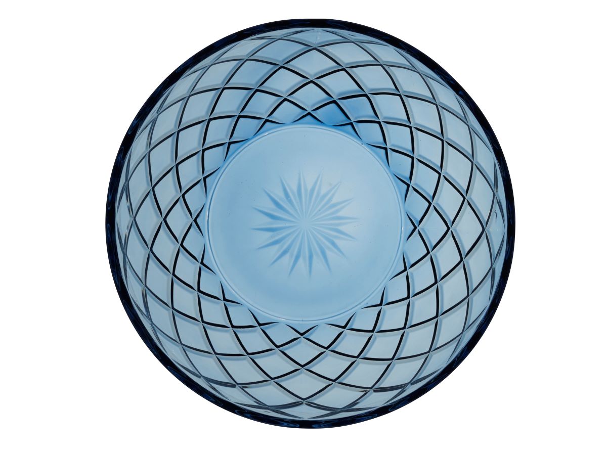 Salatskål Sorrento 24 cm Blå Glas